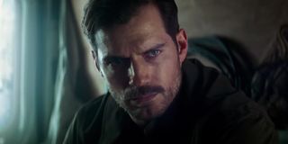 Mustachioed Henry Cavill in Mission: Impossible - Fallout