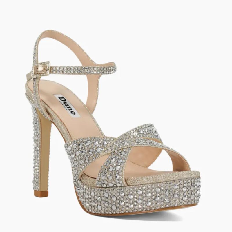 sparkly platform stiletto