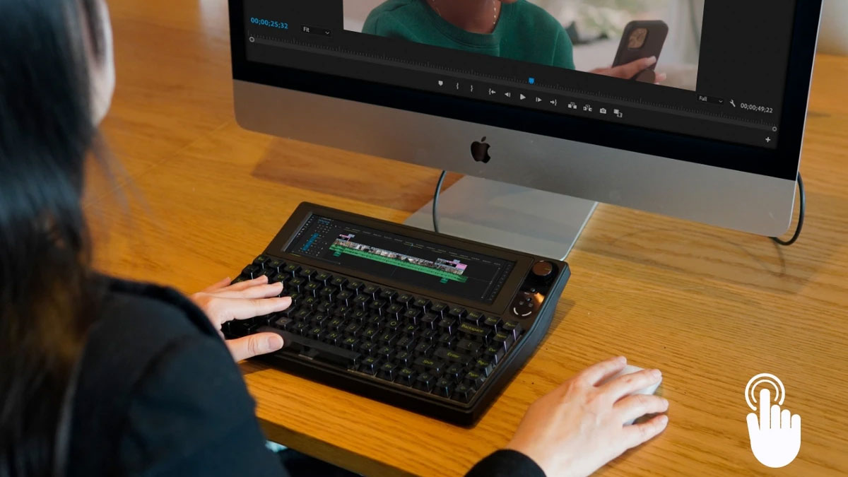VisionBoard keyboard incorporates a 10-inch touchscreen, leans into retro word processor style