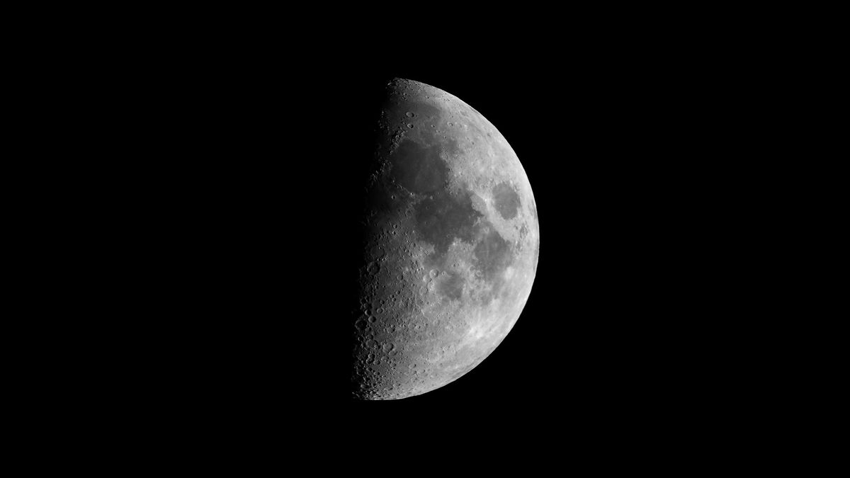 See the first quarter moon on Saturday (Sept. 3)