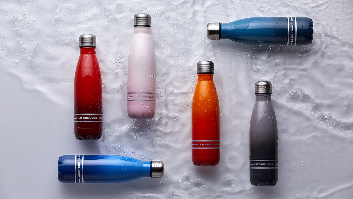 Le Creuset has launched a premium 'Hydration Bottle' in a range of ...