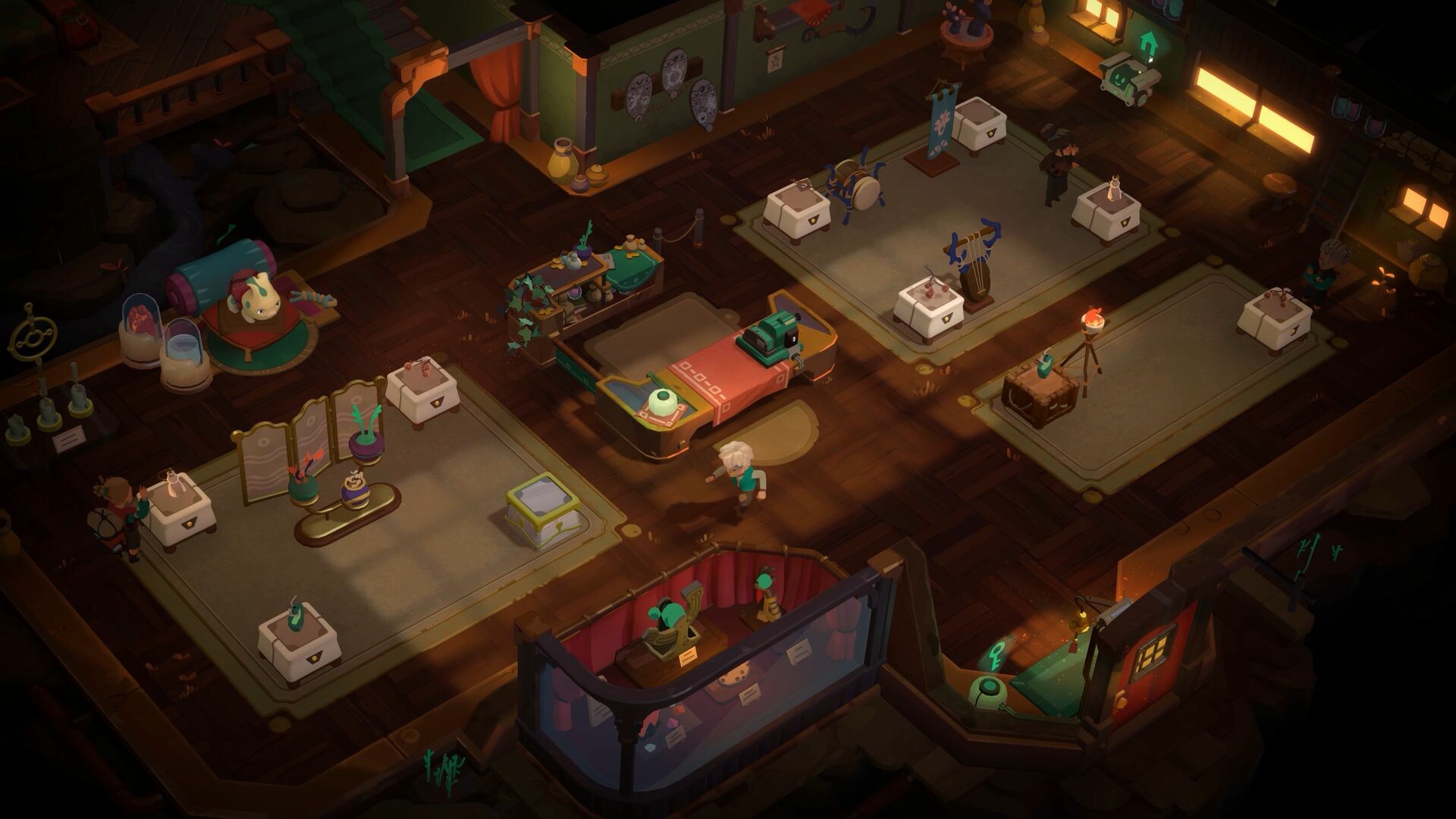 Setting up the shop in Moonlighter 2.