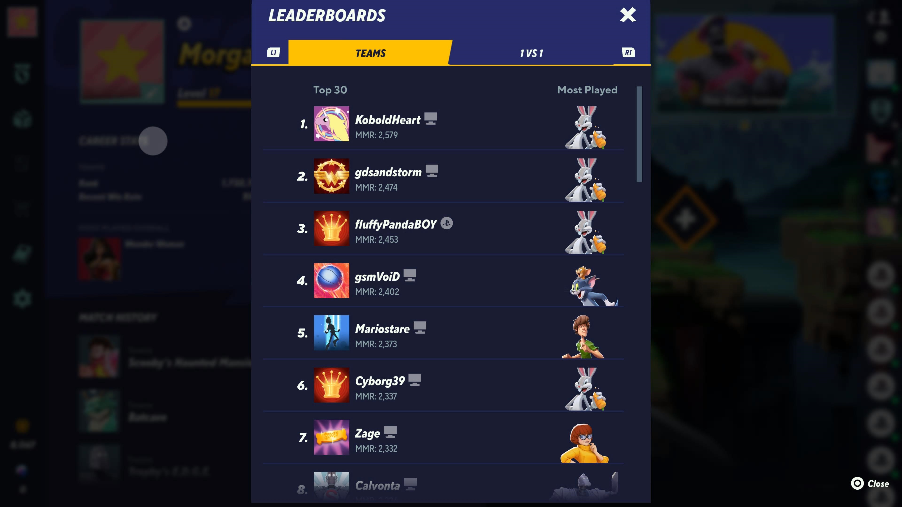 multiversus leaderboard