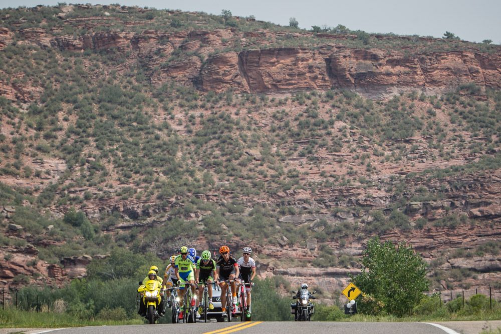 The break rolls through todays red rock canyon