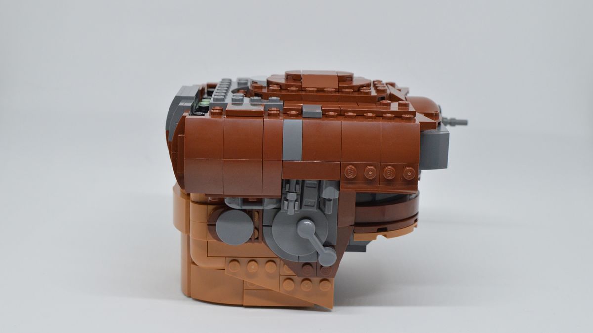 Lego Star Wars Princess Leia (Boushh) Helmet building process