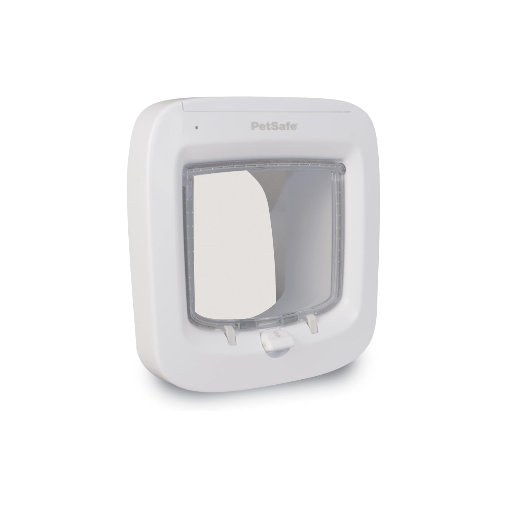 PetSafe 4-Way Locking Microchip Entry Cat Door, one of the best microchip cat flaps