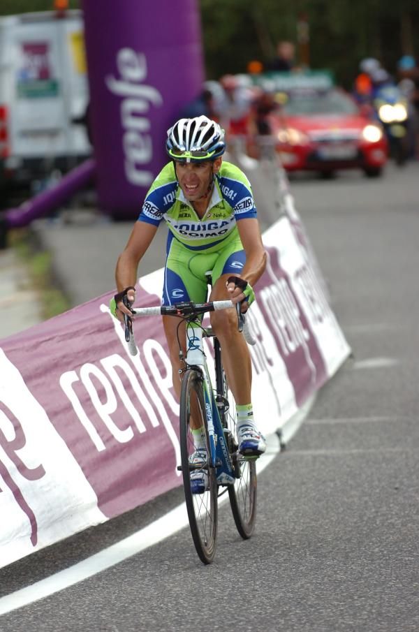 Vincezo Nibali (Liquigas-Doimo) remains a challenger for overall victory.