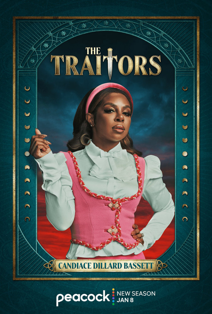Candice Dillard Bassett&amp;rsquo;s cast portrait for 'The Traitors' season 4.