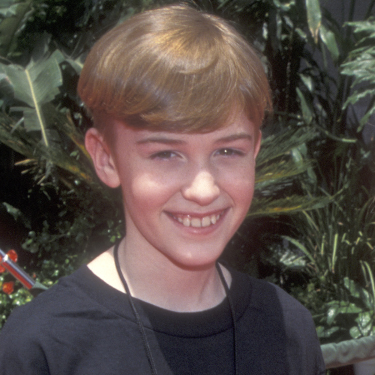 Joe Mazzello at the grand opening celebration of the new Jurassic Park: The Ride
