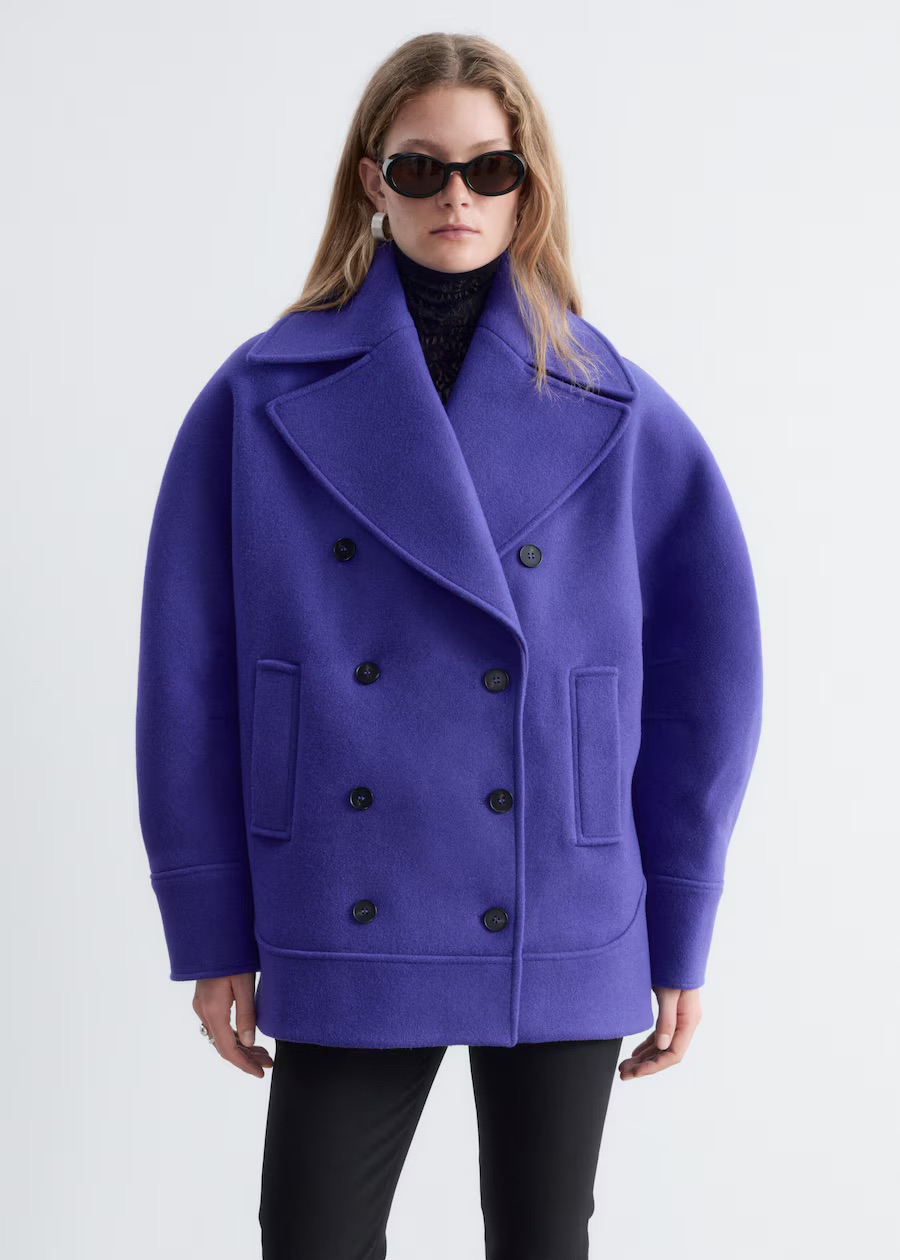 &amp;amp; Other Stories, Wide-Collar Peacoat