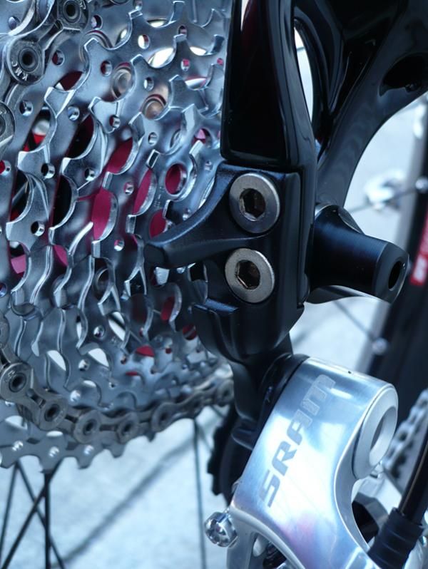 Need to open a beer? This built in bottle opener may come in handy on the drop out.