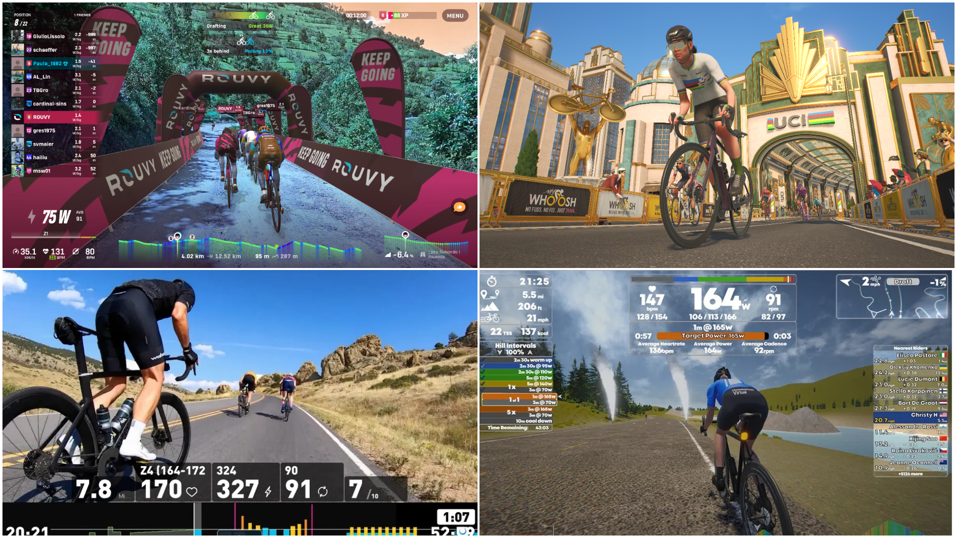Zwift Alternatives
