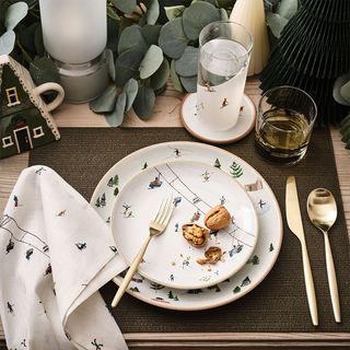West Elm Christmas collection, Christmas tableware and accessories