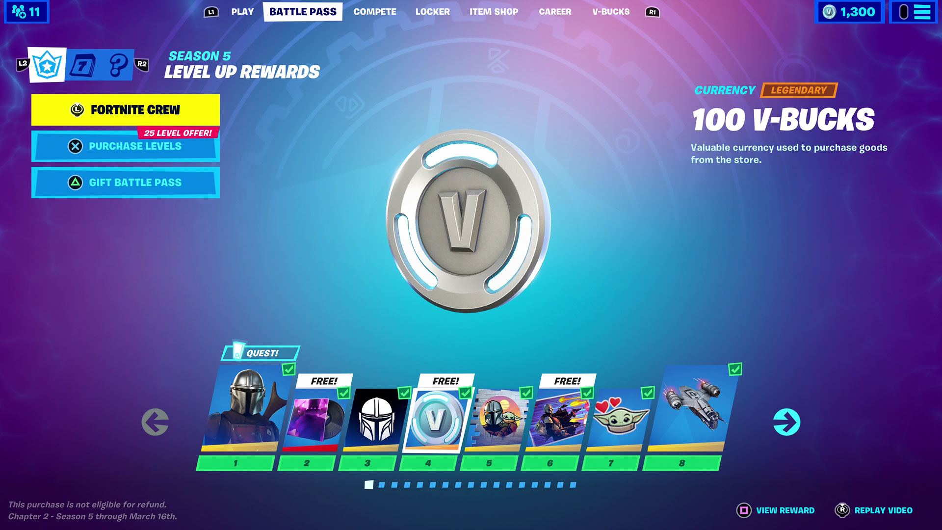 Free Fortnite V-Bucks Battle Pass