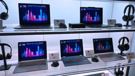 Intel vPro with Core Ultra Series 3 samples on display