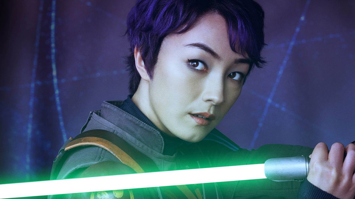 Natasha Liu Bordizzo as Sabine Wren in Ahsoka