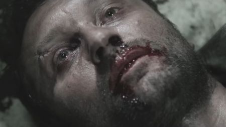 Metro: Last Light trailer still - former Soviet commander getting his ass beat