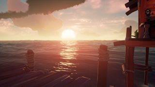 You don't need a spyglass to appreciate that sunset