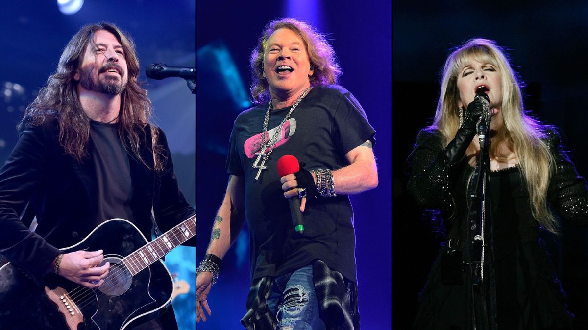 Dave Grohl, Axl Rose and Stevie Nicks