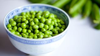 bowl of peas