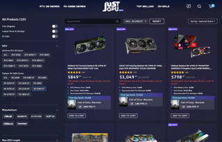 JustGPU.com Website