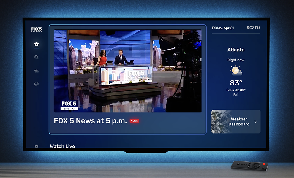 The Fox stations&#039; local streaming app