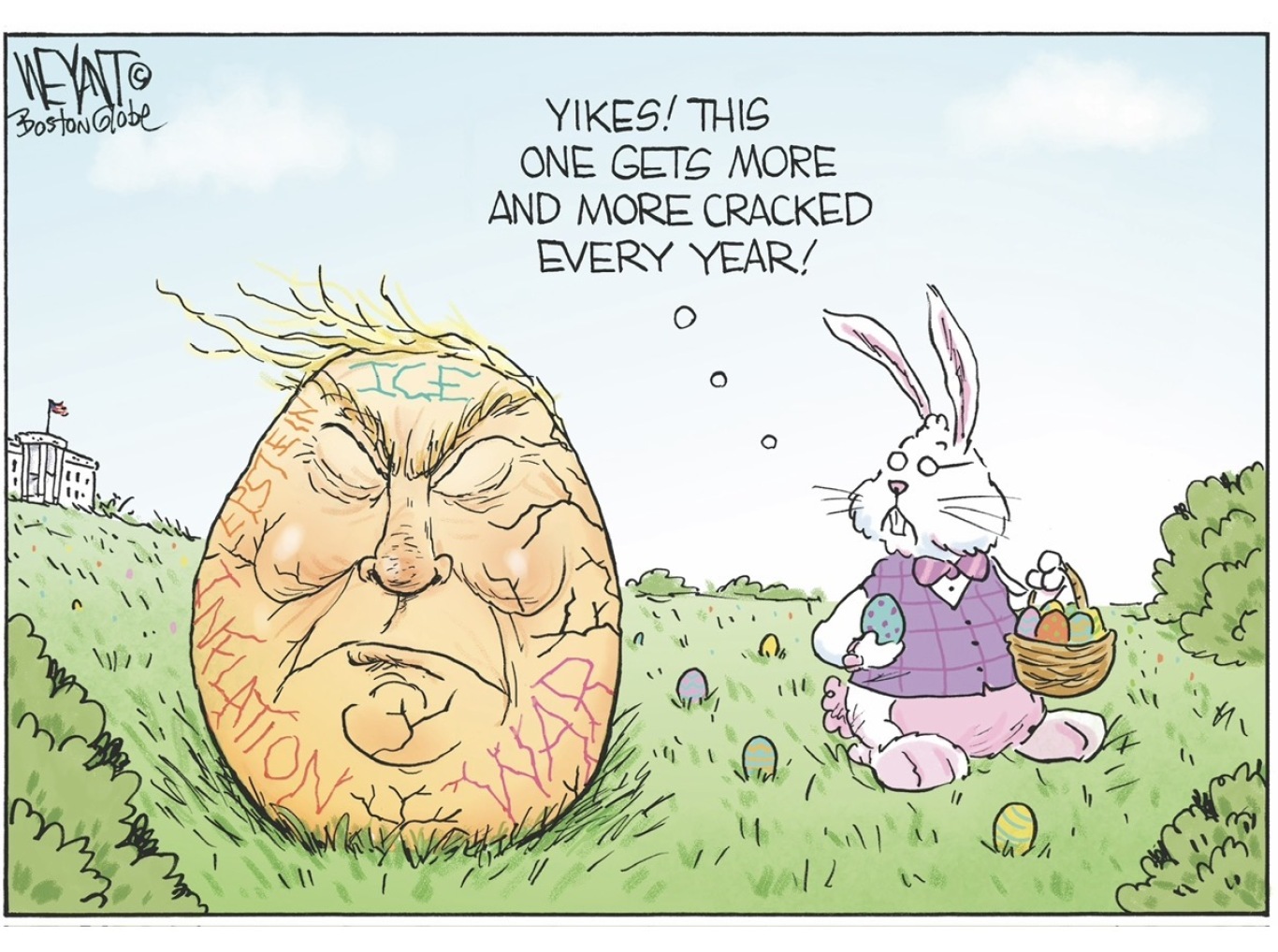 A political cartoon.