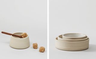 Simple Shapes of Bowls and plates.