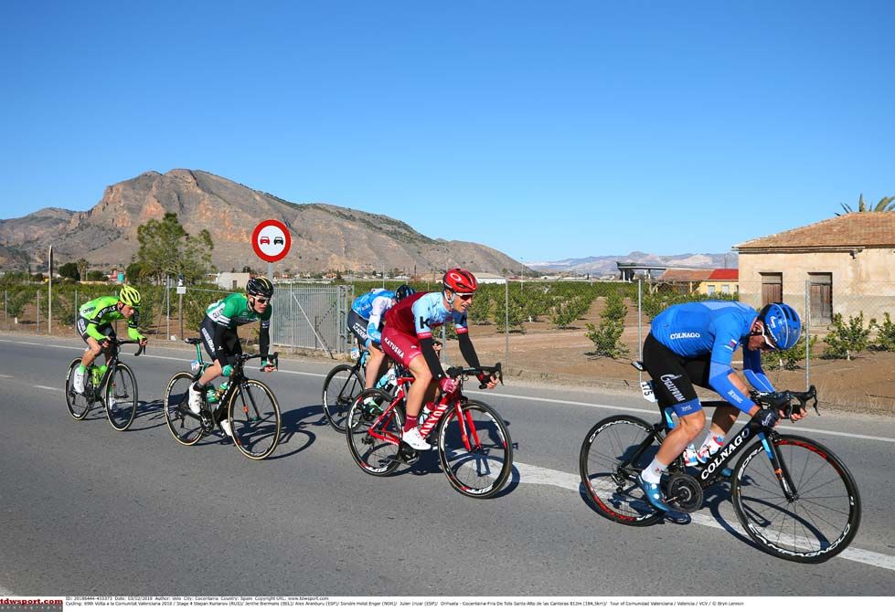 The early break on stage 4 of the Volta a la Comunitat Valenciana