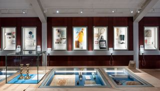 gallery spaces with displays at the Manchester Jewish Museum