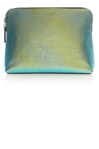 3.1 Phillip Lim 31 Minute Iridescent Textured-Leather Clutch, Was £385, Now £192.50