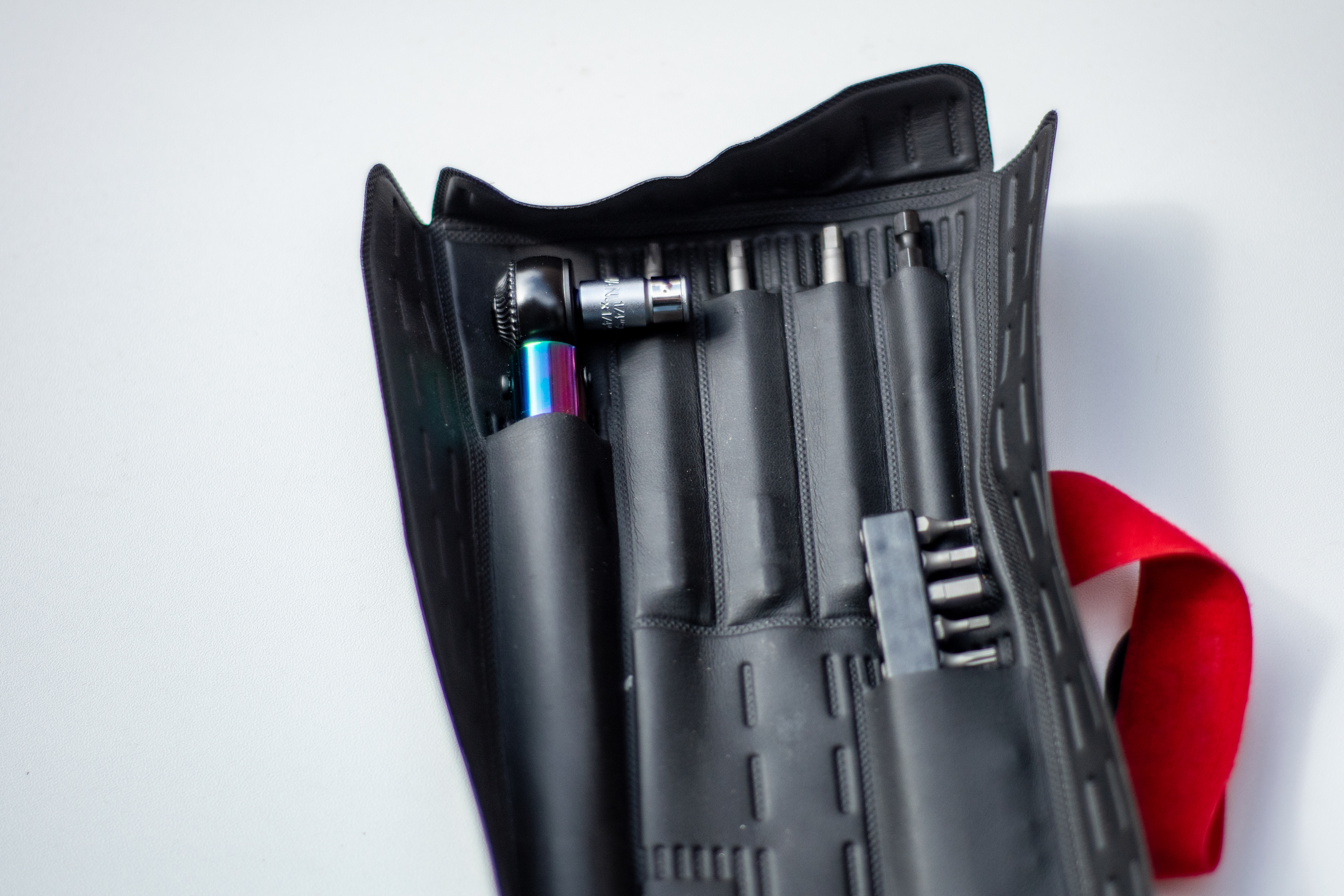 An Effetto Mariposa Giustaforza 1-15 Pro Evo torque wrench tool wrap