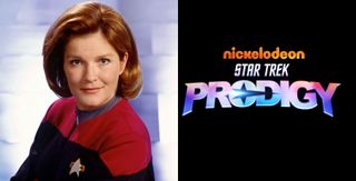 Kate Mulgrew, Captain Kathryn Janeway on "Star Trek: Voyager" is beaming into the animated crew of "Star Trek: Prodigy" on Nickelodeon in 2021.
