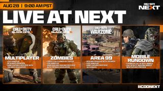 Call of Duty: Black Ops 6 will highlight the Call of Duty: Next showcase on August 28, 2024.