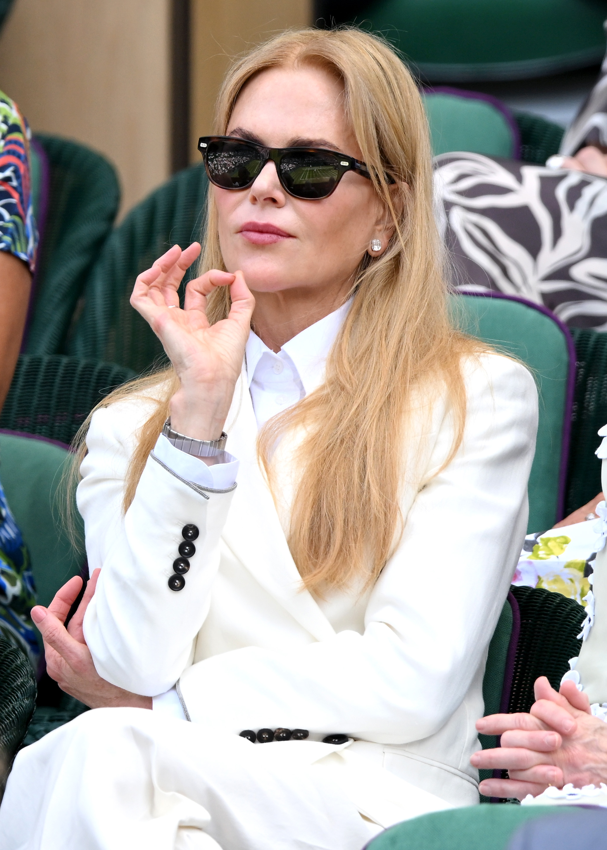 Nicole Kidman attends day fourteen of the Wimbledon Tennis Championships