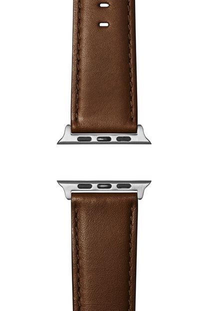 Shinola Rail Road Leather Apple Watch(R) Strap 