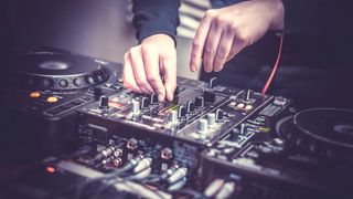 Hands on DJ mixer