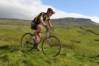 Nick Craig on Pen-y-ghent, Three Peaks Cyclo-Cross 2010
