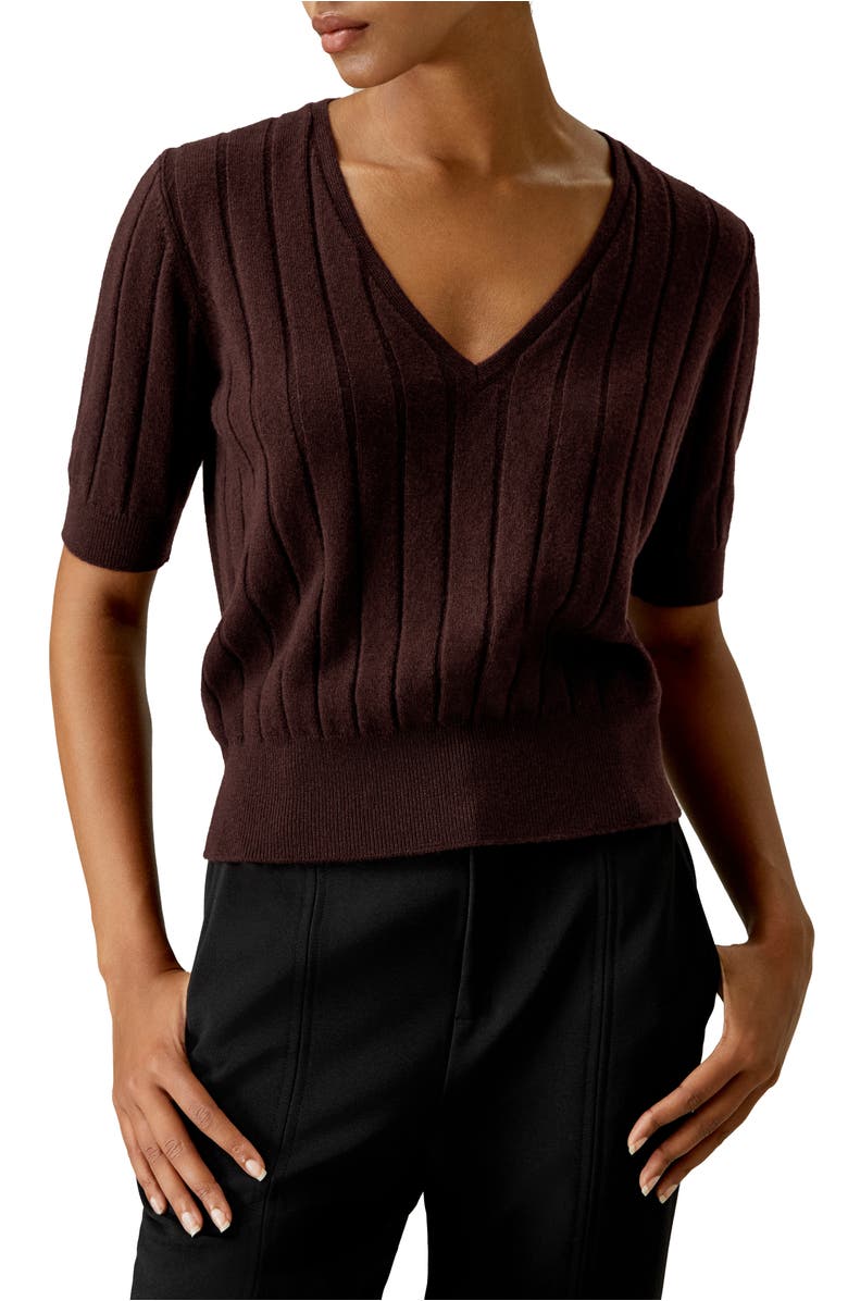 V-Neck Cashmere T-Shirt