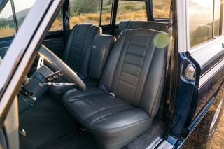 Jeep Cherokee S by Vigilante 4x4 interior seen through open door