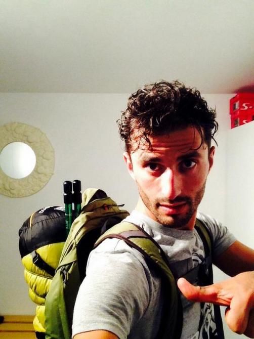 Daniele Benatti was ready for action the night before