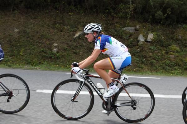 World Cup leader, Annemiek Van Vleuten (Nederland Bloeit)
