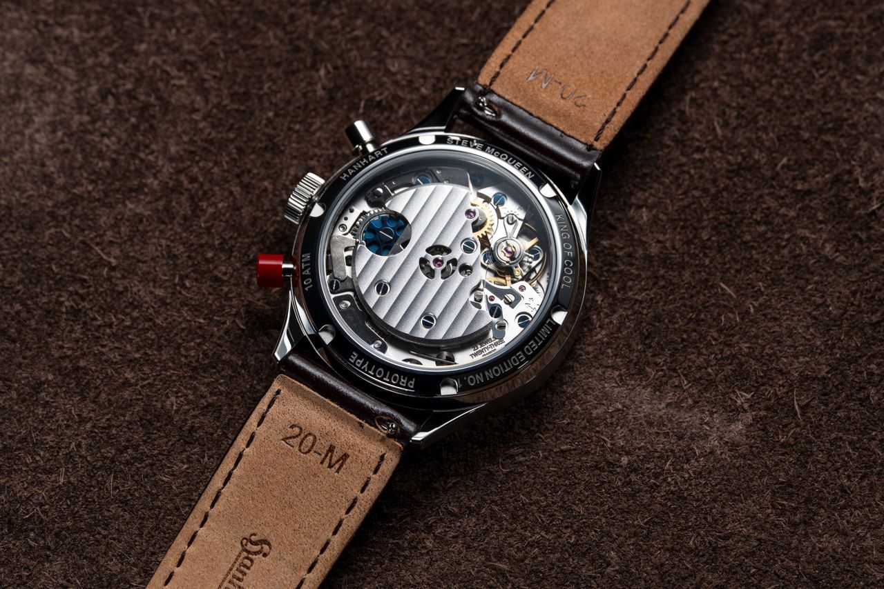 Transparent watch caseback