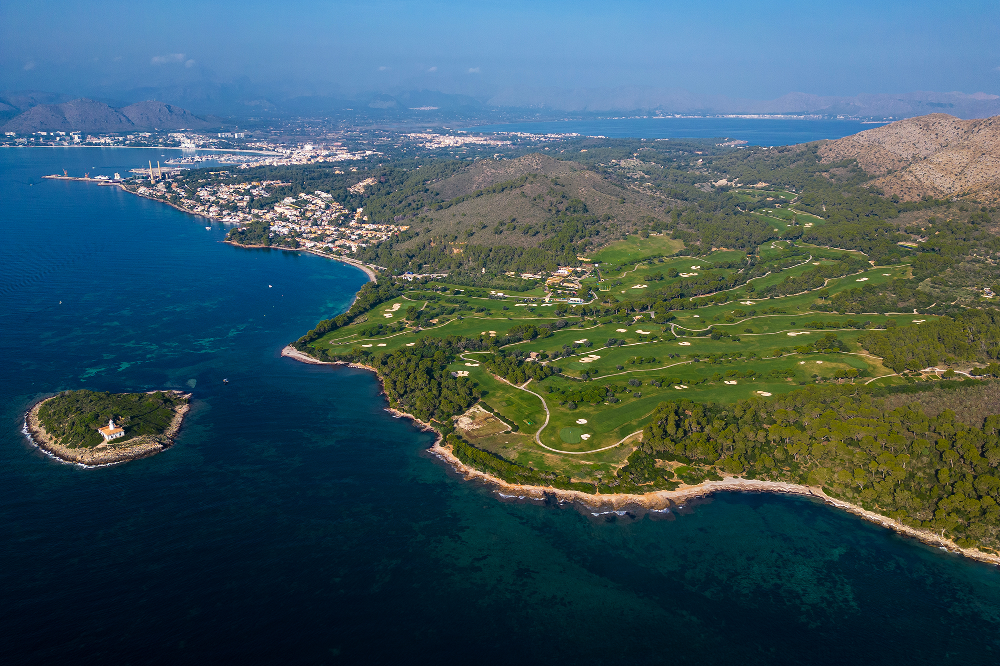 Aerial view of Alcanada, host venue of the HotelPlanner Tour Grand Final