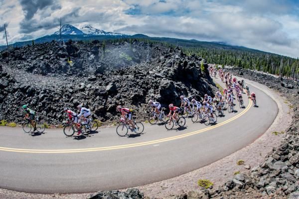 The men climbing up McKenzie Pass.