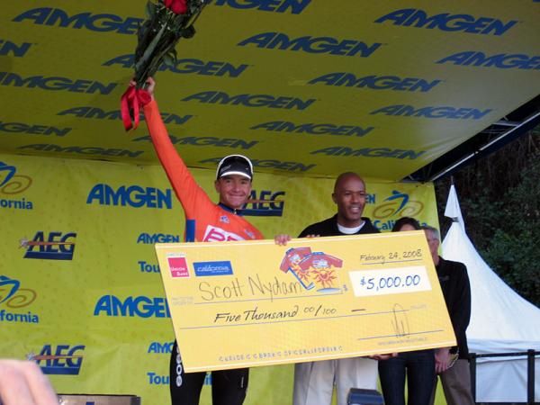 Scott Nydam won the mountains classification at the 2008 Tour of California.