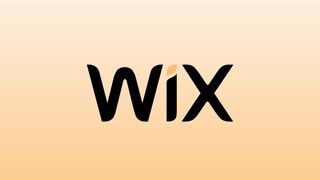 Wix logo on orange background