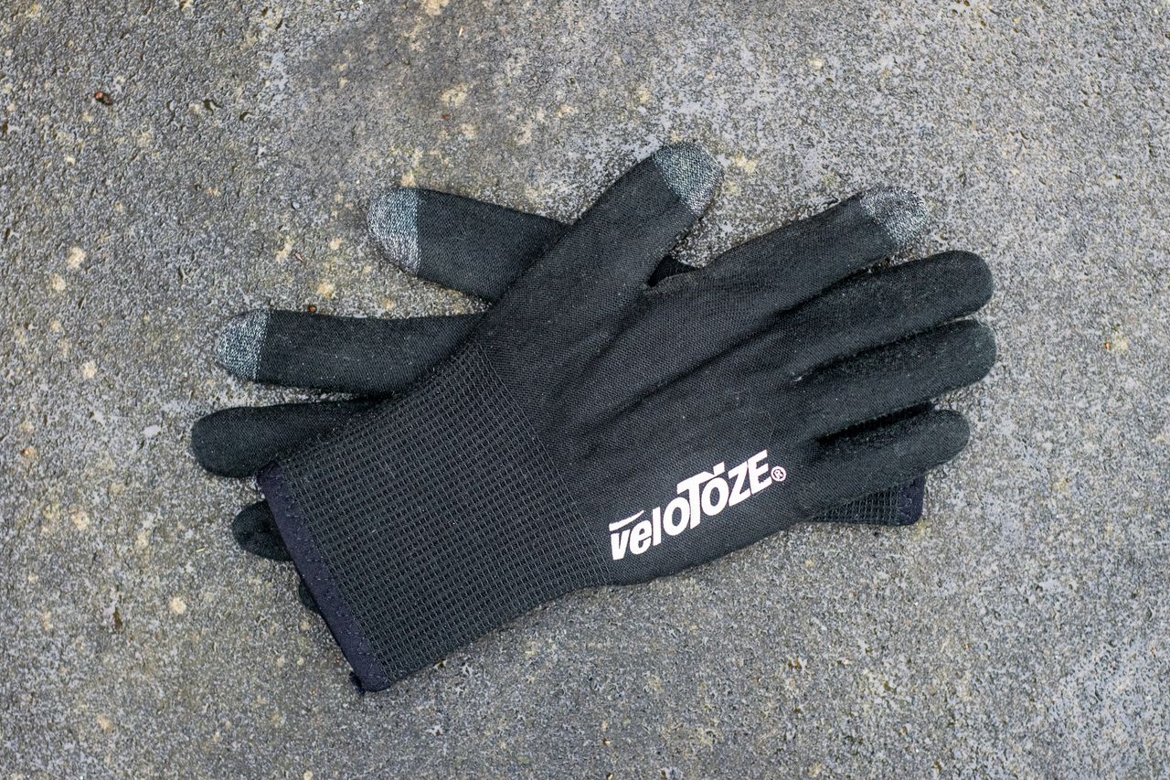 Velotoze knitted waterproof gloves