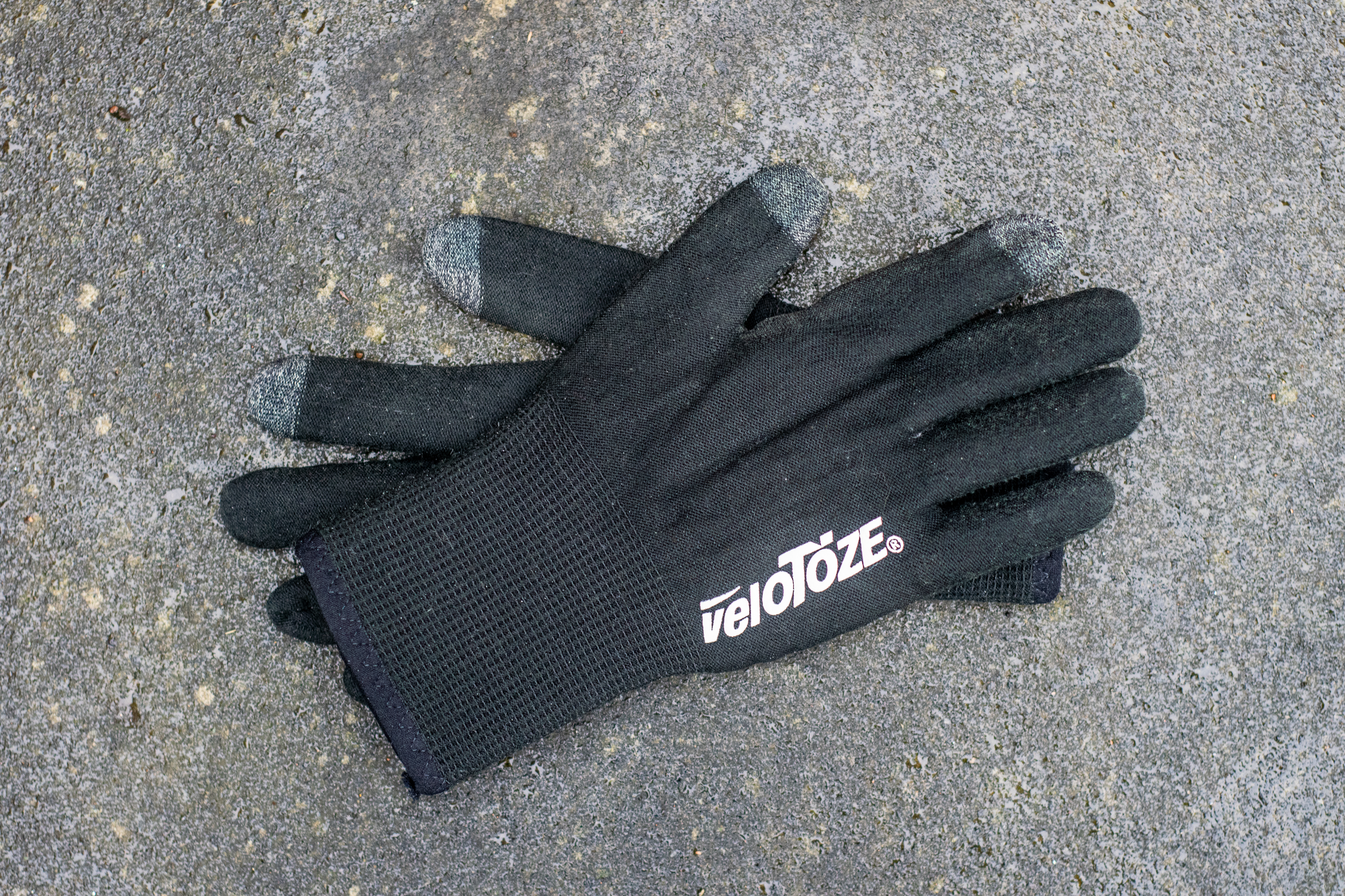 Velotoze knitted waterproof gloves 