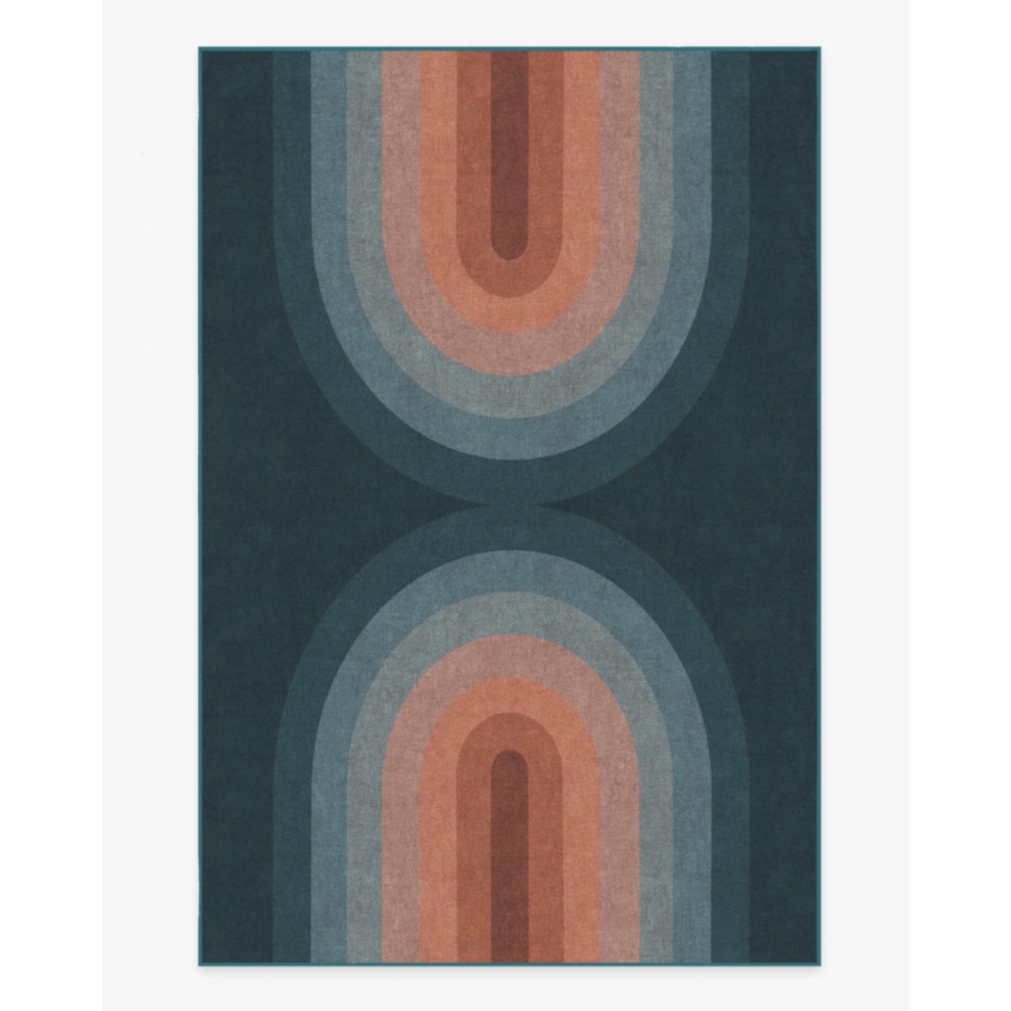 Absida Teal Rug
